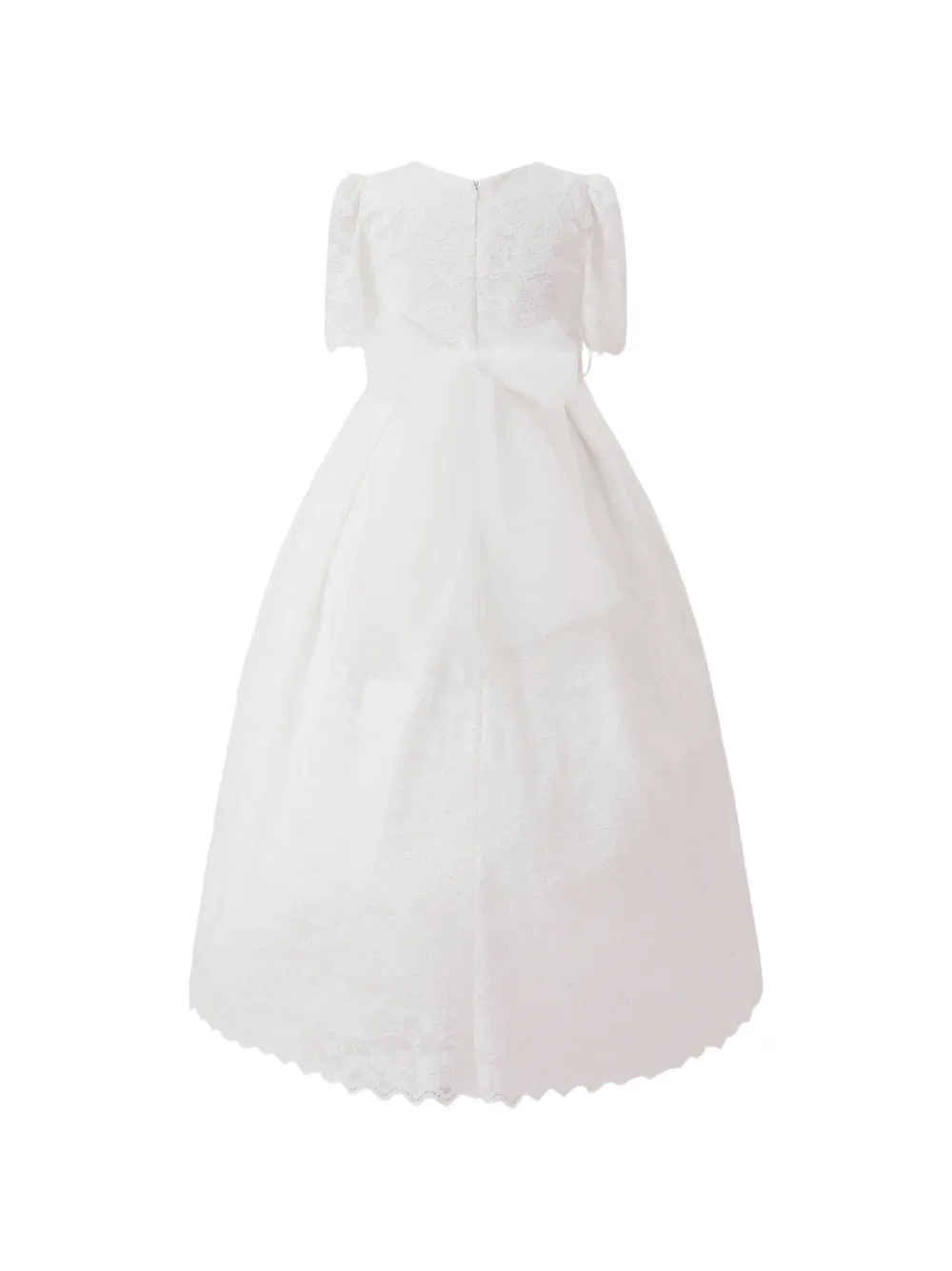 Belciana Lace Short-Sleeve Dress