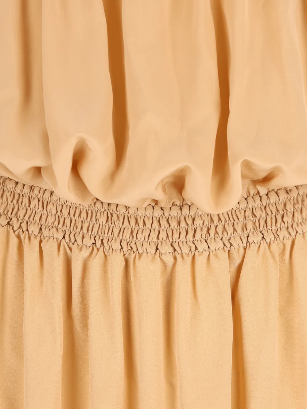 silk ballon midi dress