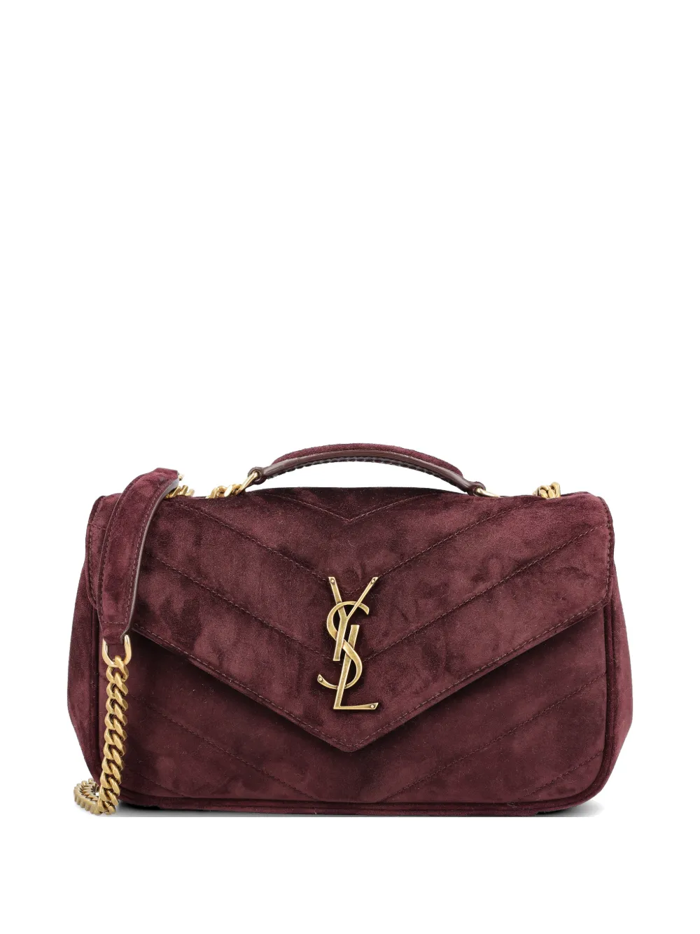 Saint Laurent small Loulou shoulder bag - Violett