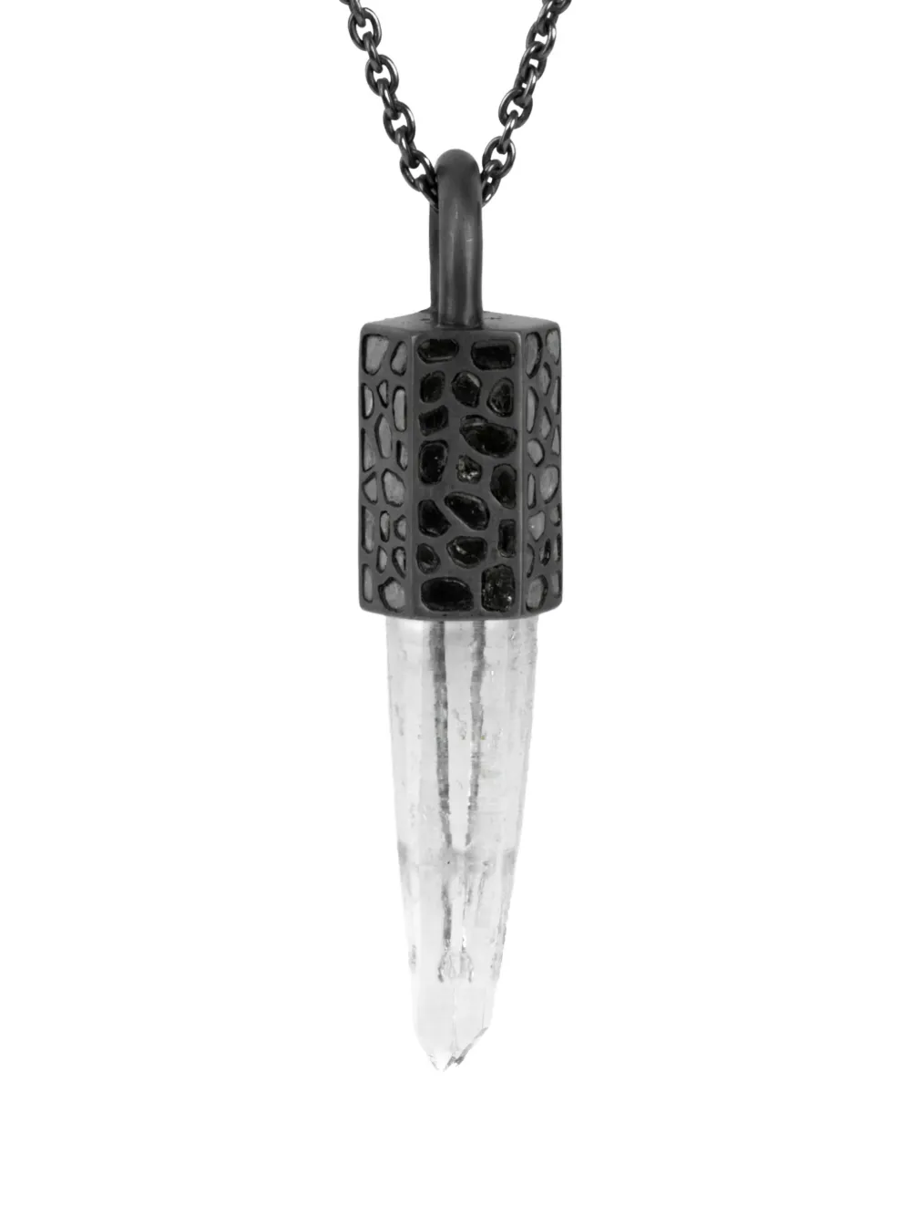 Parts of Four talisman quartz necklace - Nero