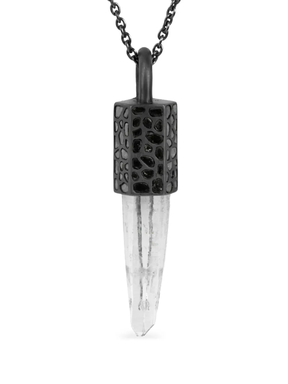 Parts of Four talisman quartz necklace - Nero