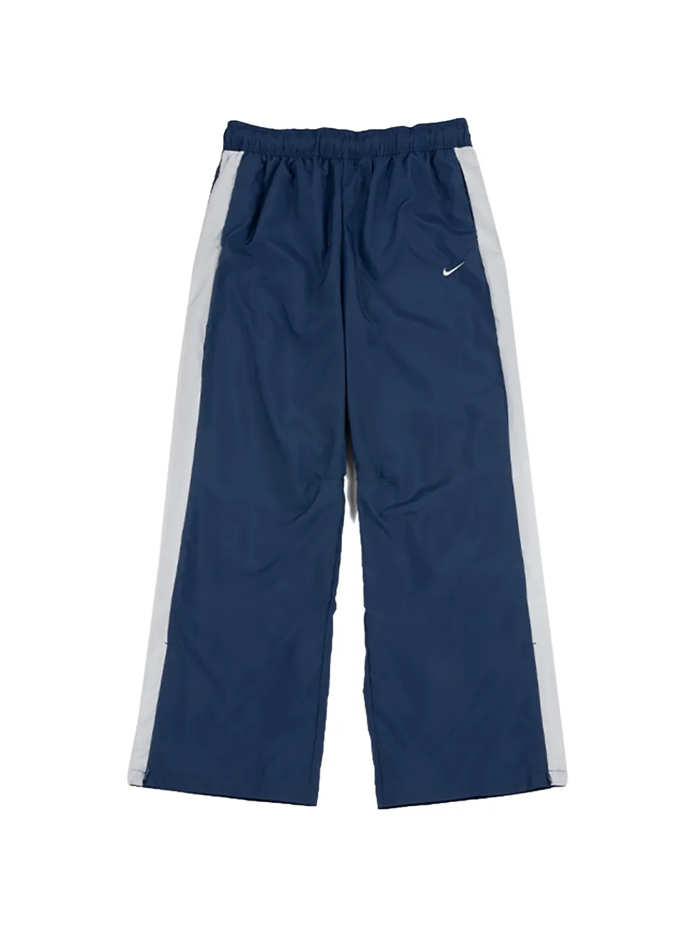 Nike mid-rise open-hem trousers - Blu
