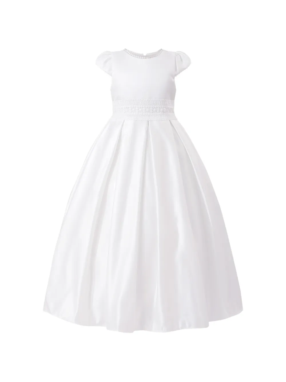 Tulleen Dalmira puff-sleeve dress - Bianco