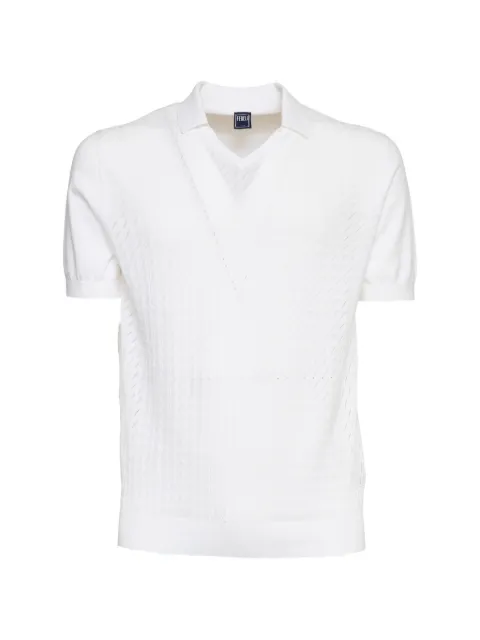 Fedeli Felipe Giza patterned V-neck T-shirt