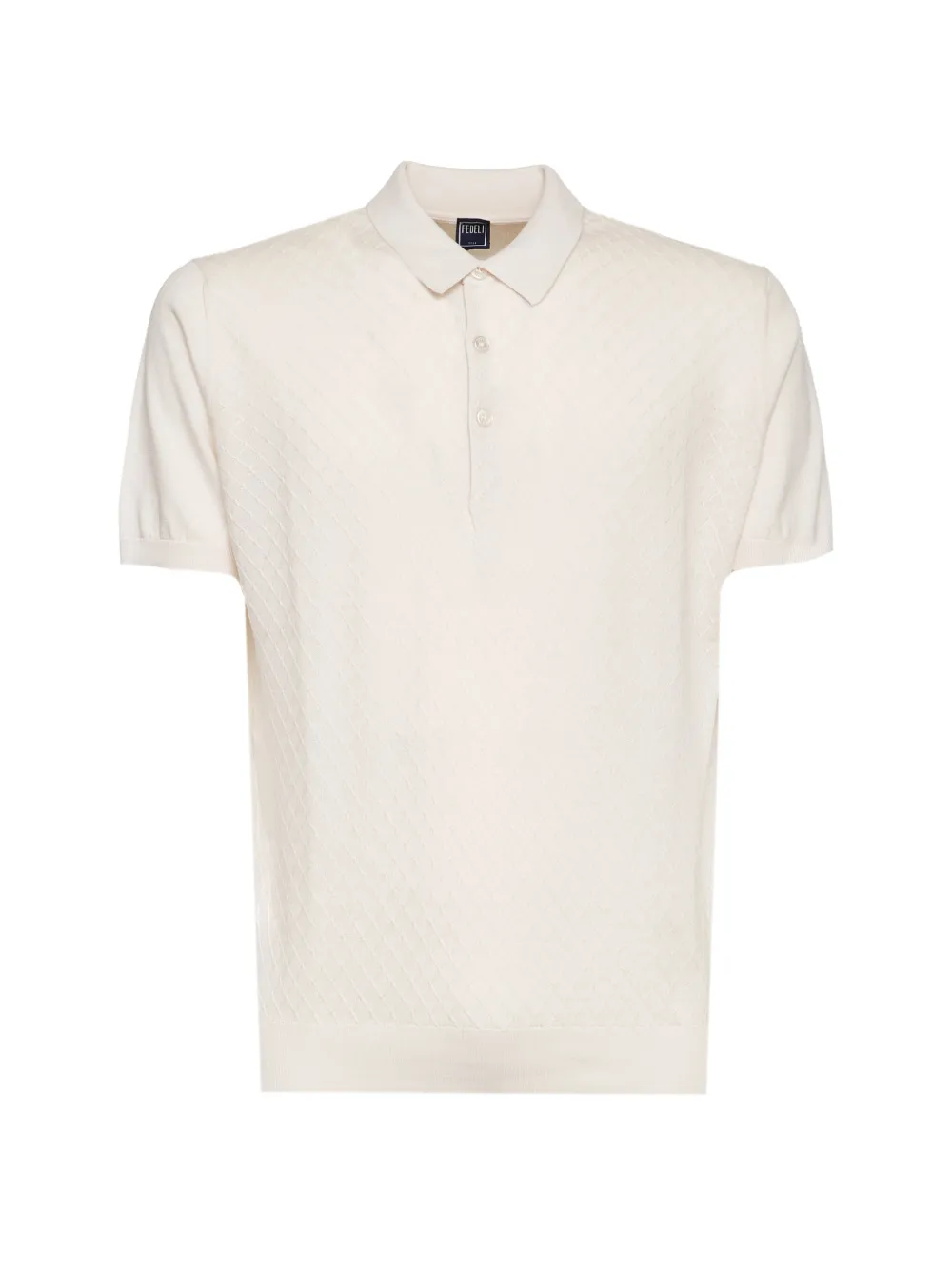 Fedeli Gabriel Giza three-button classic polo shirt - Toni neutri