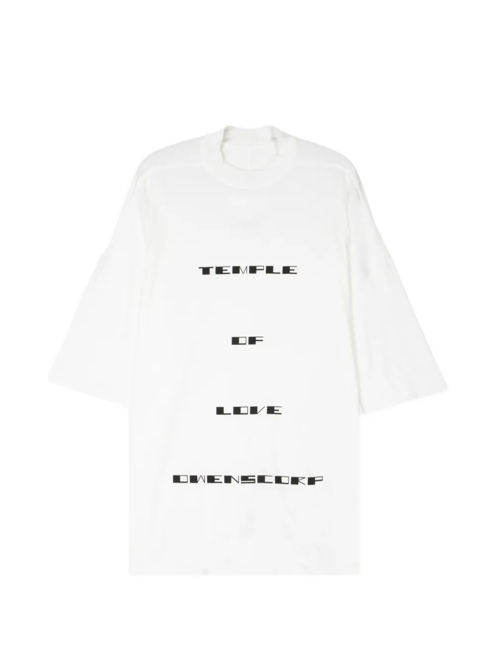 Rick Owens DRKSHDW short-sleeve print T-shirt - Bianco