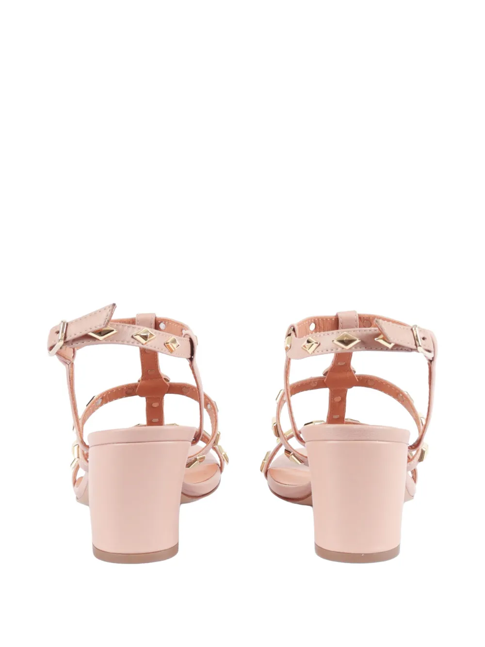 Via Roma 15 stud-embellished sandals Roze