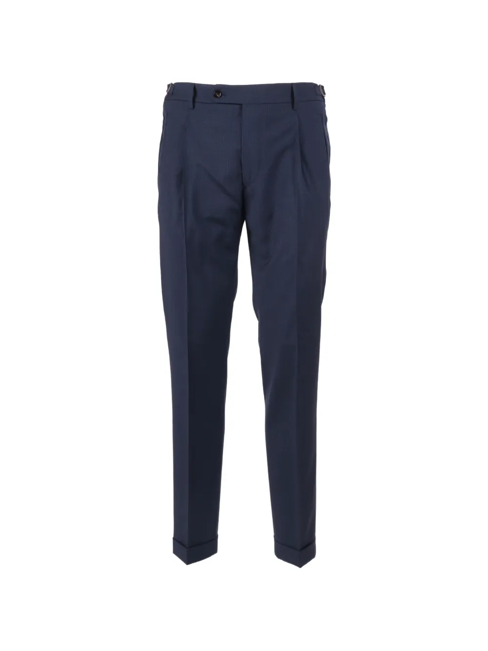 Berwich pleated wool trousers - Blu