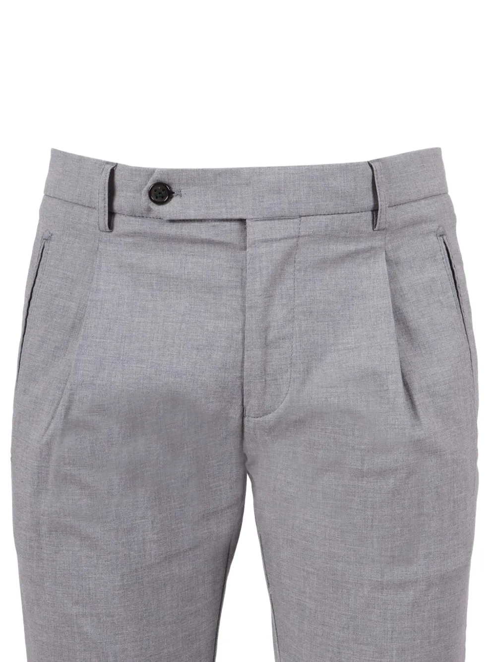 Berwich Geplooide pantalon Grijs