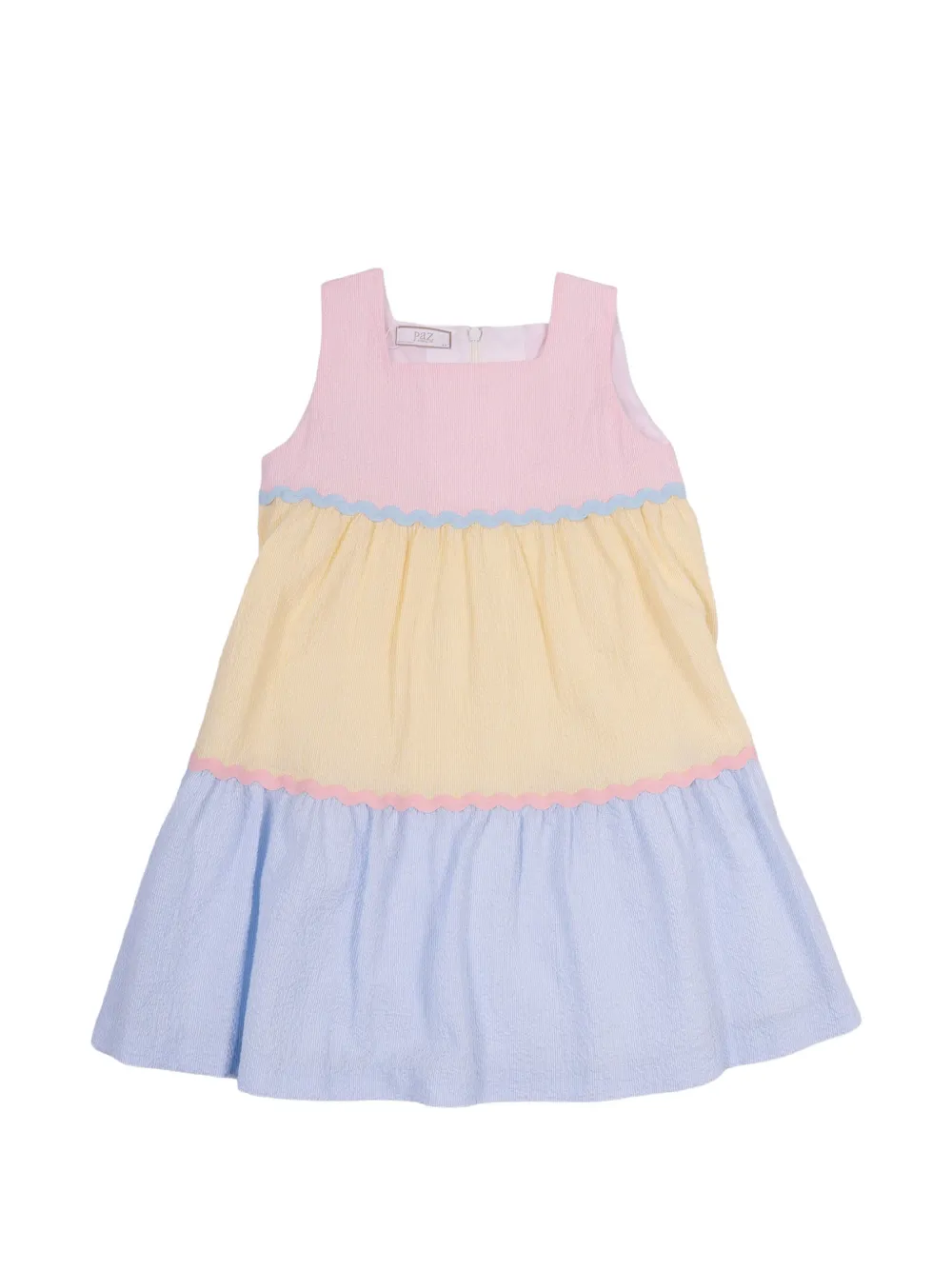 Paz Rodriguez Candy ric-rac dress - Blu