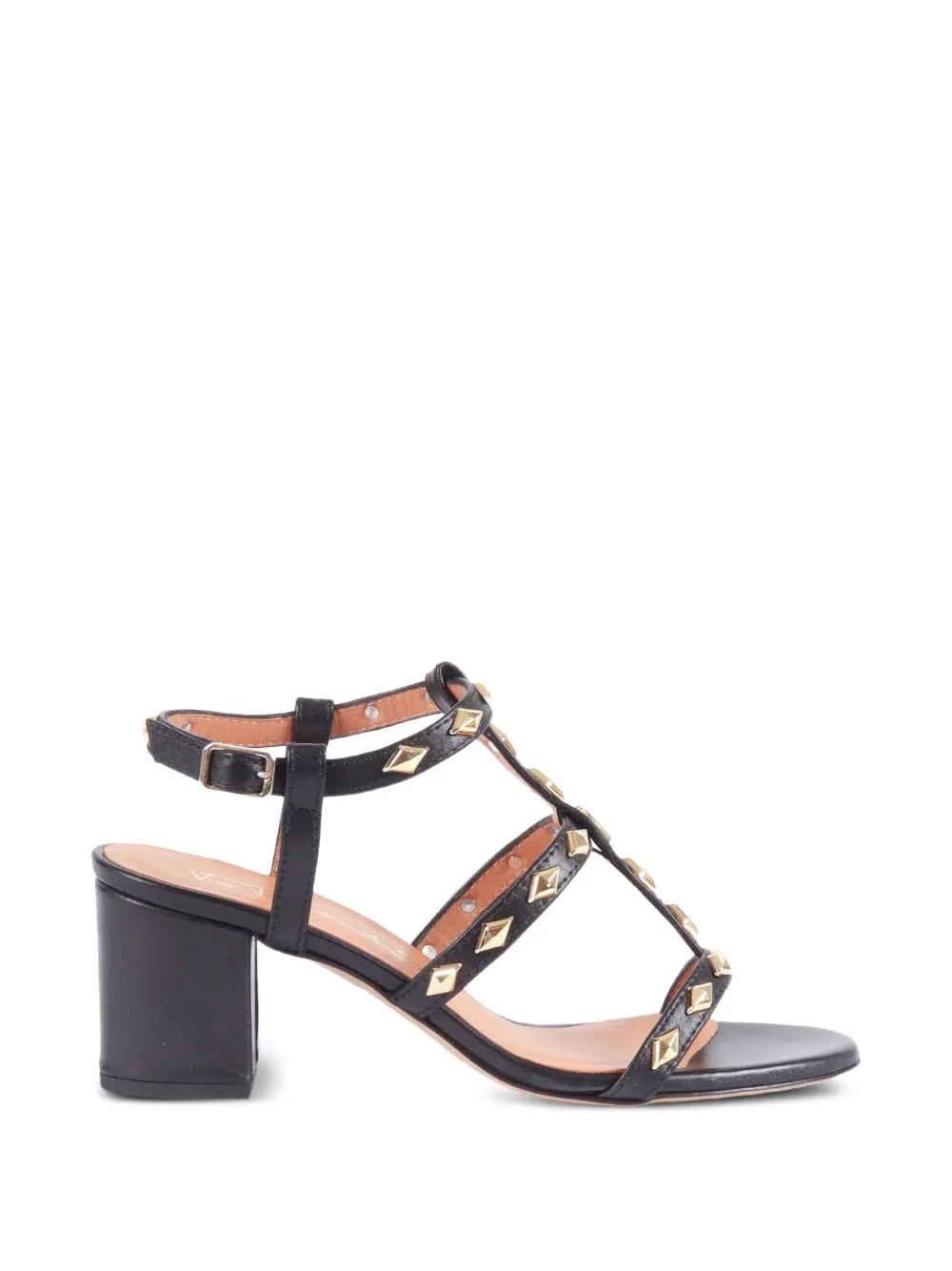 Via Roma 15 studded sandals - Nero