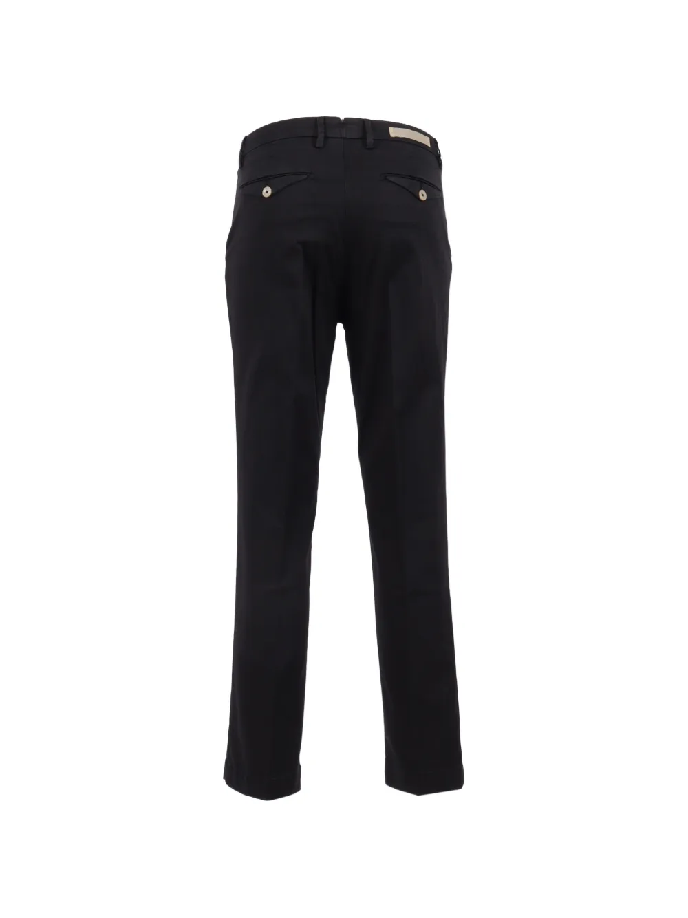 Briglia 1949 Straight broek met knoop Zwart