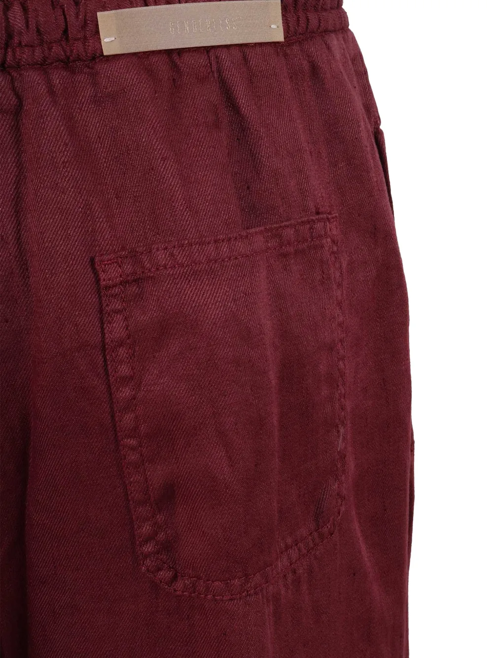 Briglia 1949 Broek met elastische taille en trekkoord Rood
