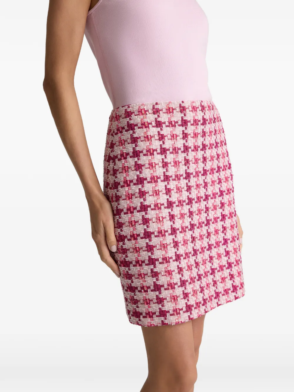 St. John Skyler tweed rok Roze