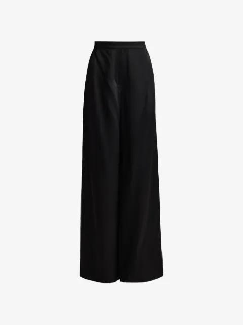 St. John pantalones de satén con bolsillos