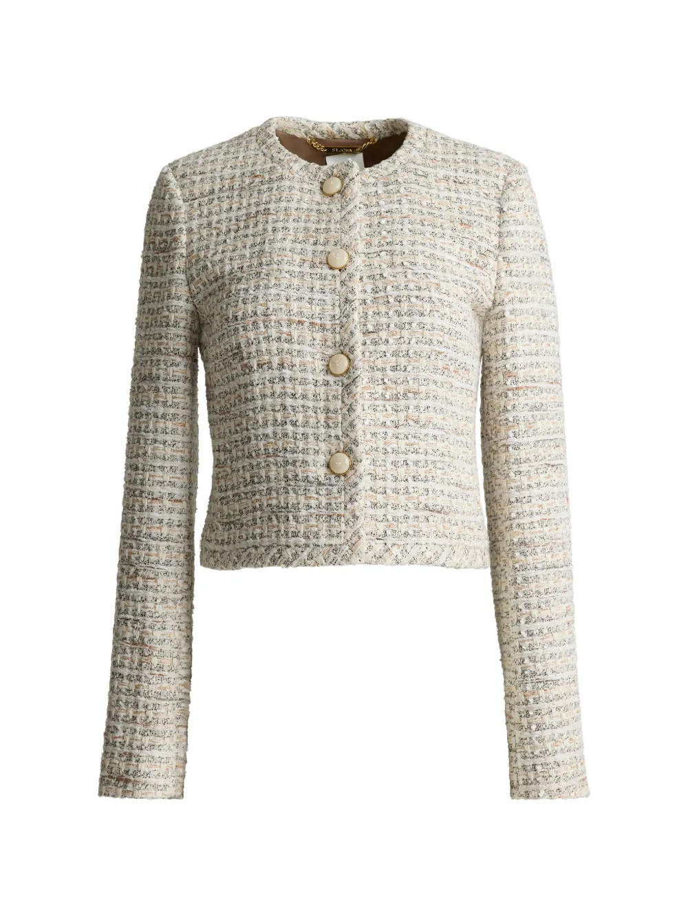 St. John tweed button jacket - Toni neutri