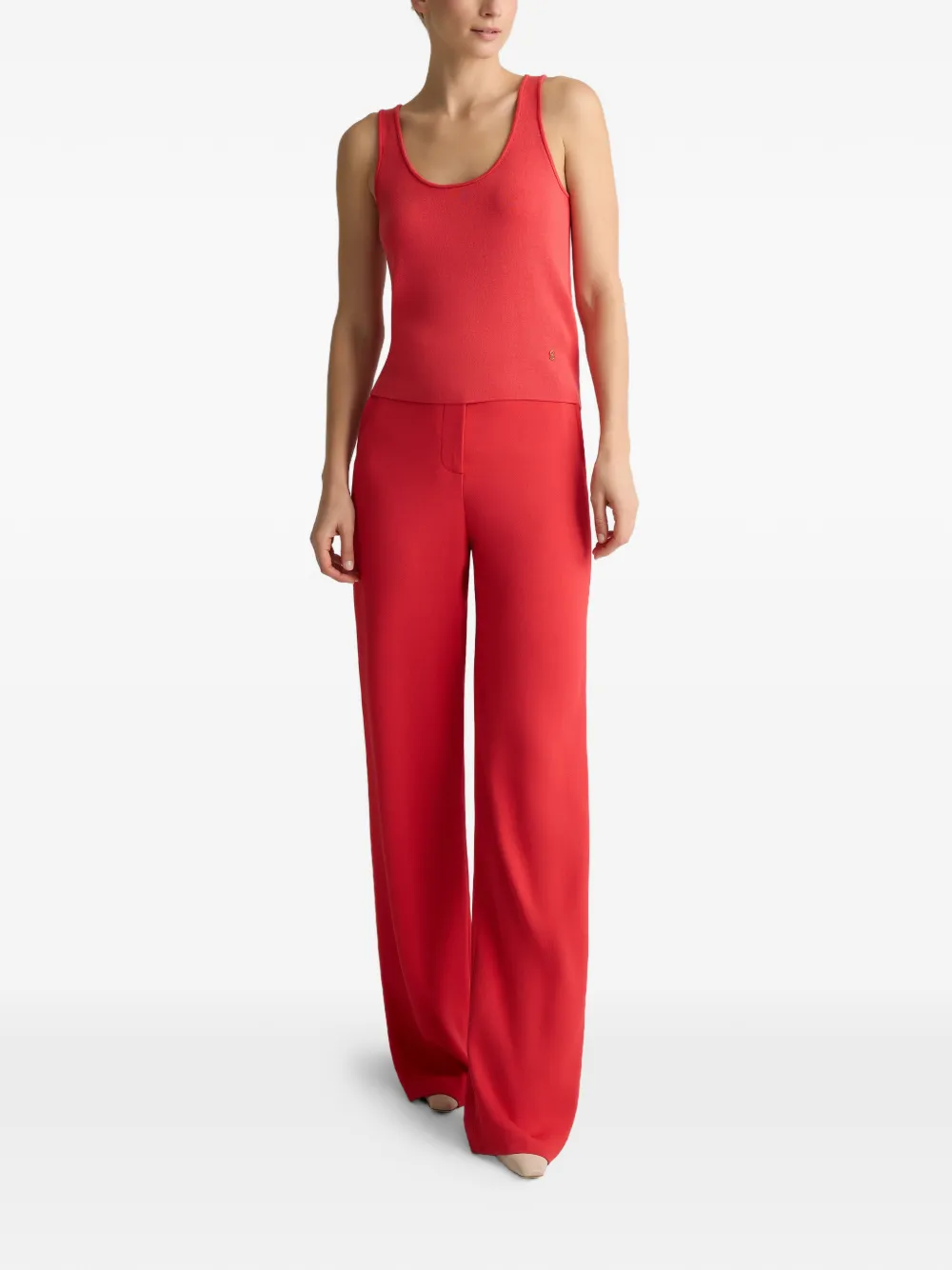 St. John Tanktop met logodetail Rood