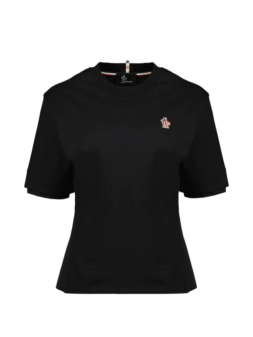 Moncler Grenoble T-shirt met logo Zwart