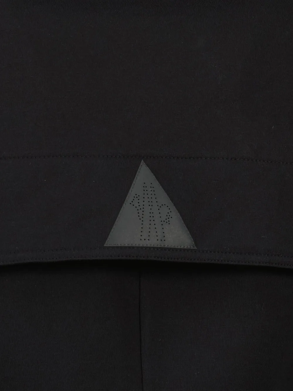Moncler Grenoble T-shirt met logo Zwart