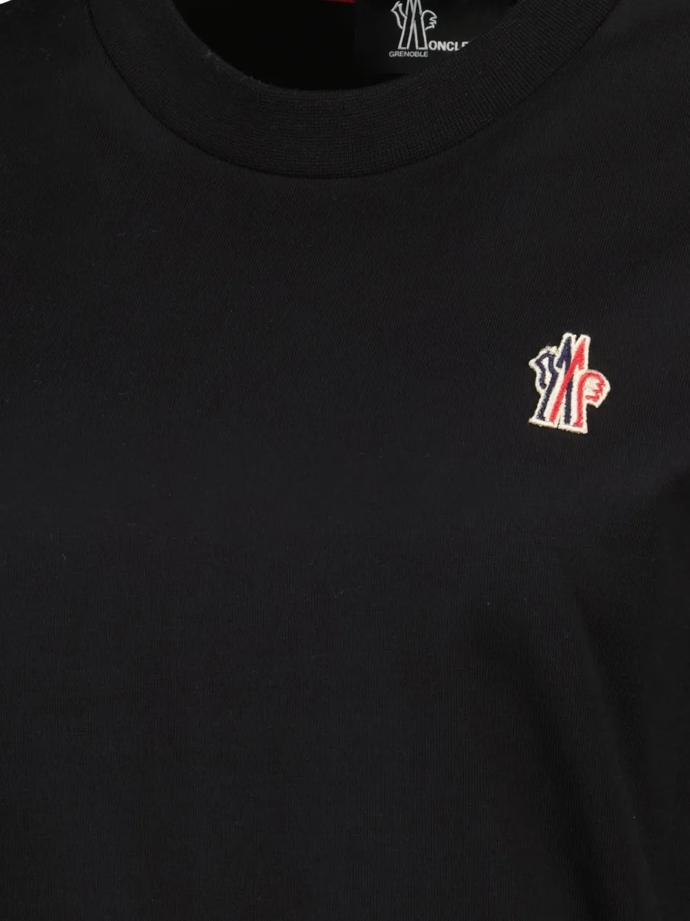 Moncler Grenoble T-shirt met logo Zwart