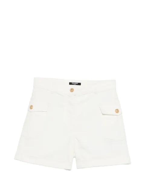 Balmain Kids shorts cargo de mezclilla