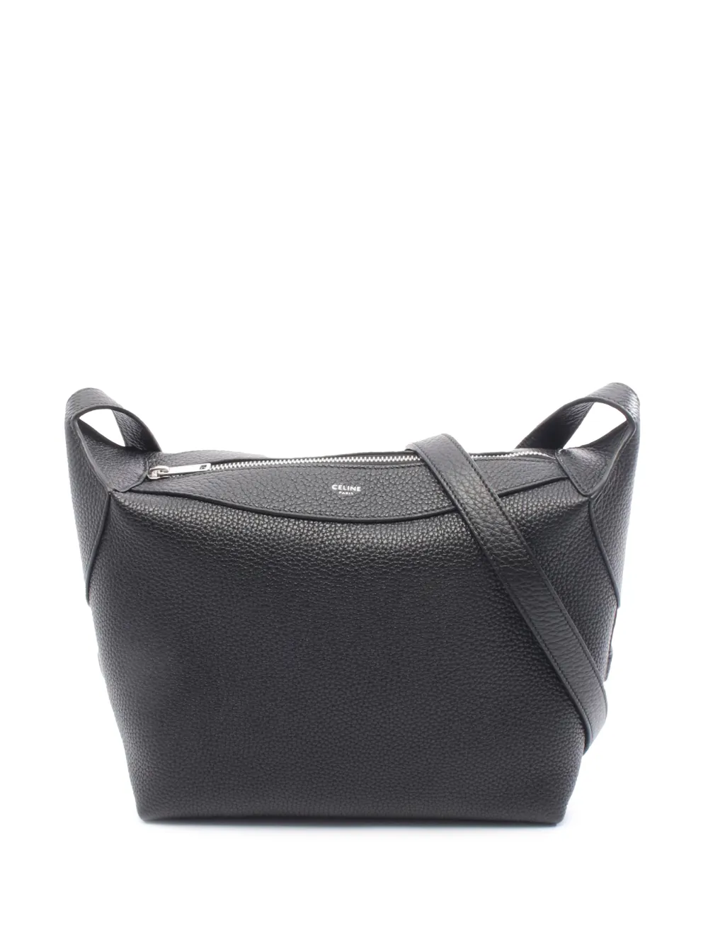 Celine Pre-Owned 2010-2025 Grained Calfskin Harry crossbody bag - Black