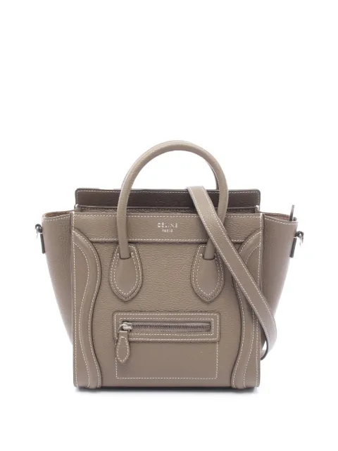 Celine Pre-Owned 2010-2025 Nano Leather Luggage Tote satchel