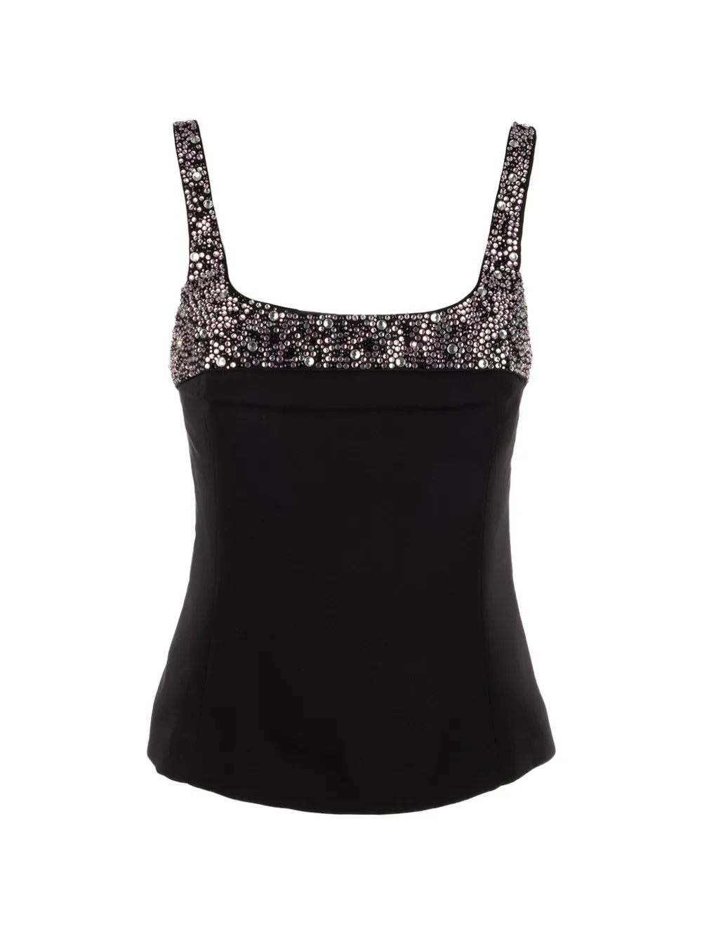 Genny embellished top - Nero