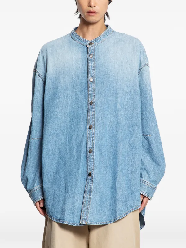 Hed Mayner オーバーサイズ デニムシャツ | ブルー | FARFETCH JP