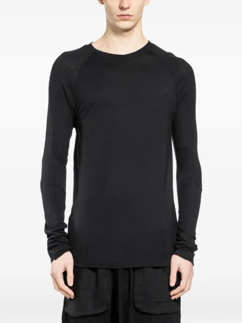 Thom Krom spliced long-sleeve T-shirt