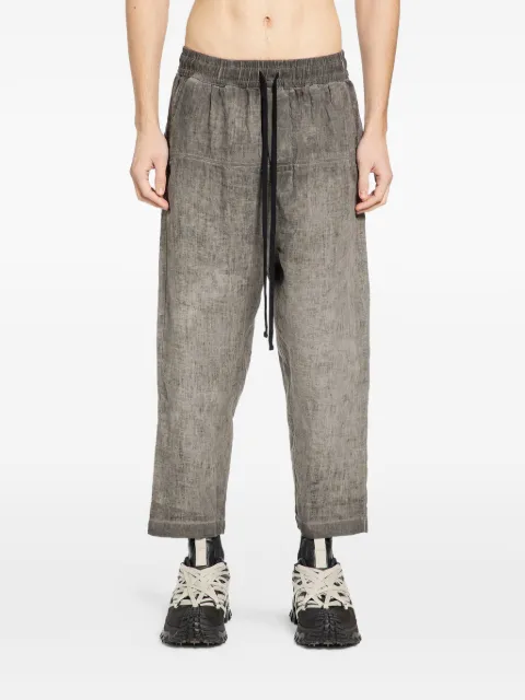 Thom Krom cropped linen trousers