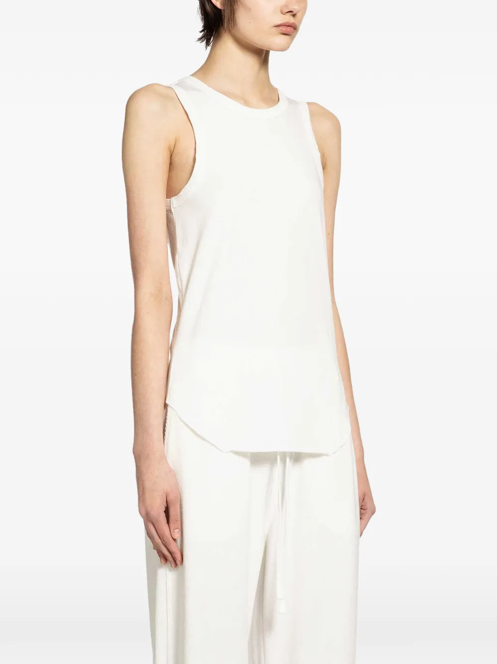  Thom Krom Crew-neck Tank Top - White 