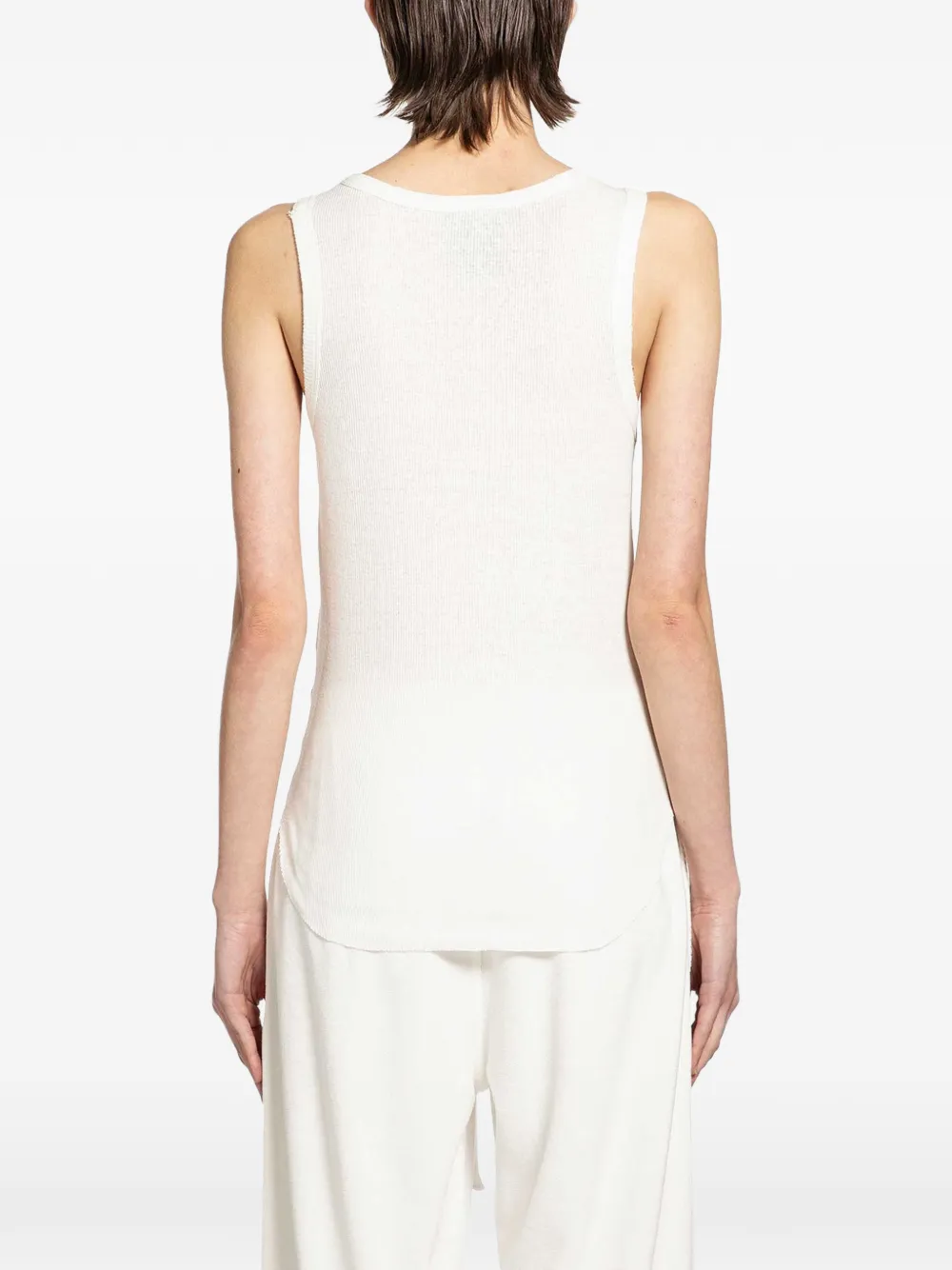  Thom Krom Crew-neck Tank Top - White 
