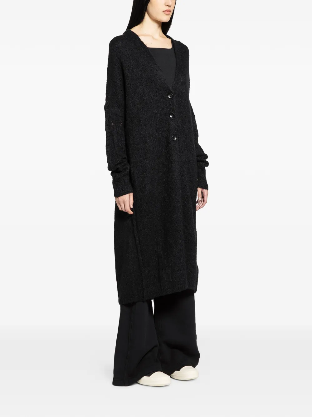 Long Buttoned Cardigan