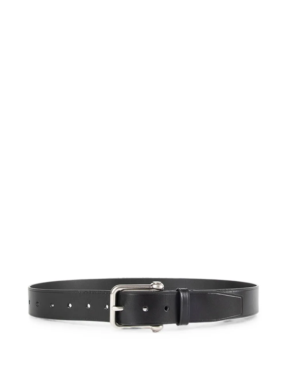Ann Demeulemeester Cintura in pelle con fibbia - Nero