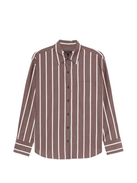 rag & bone striped pocket shirt
