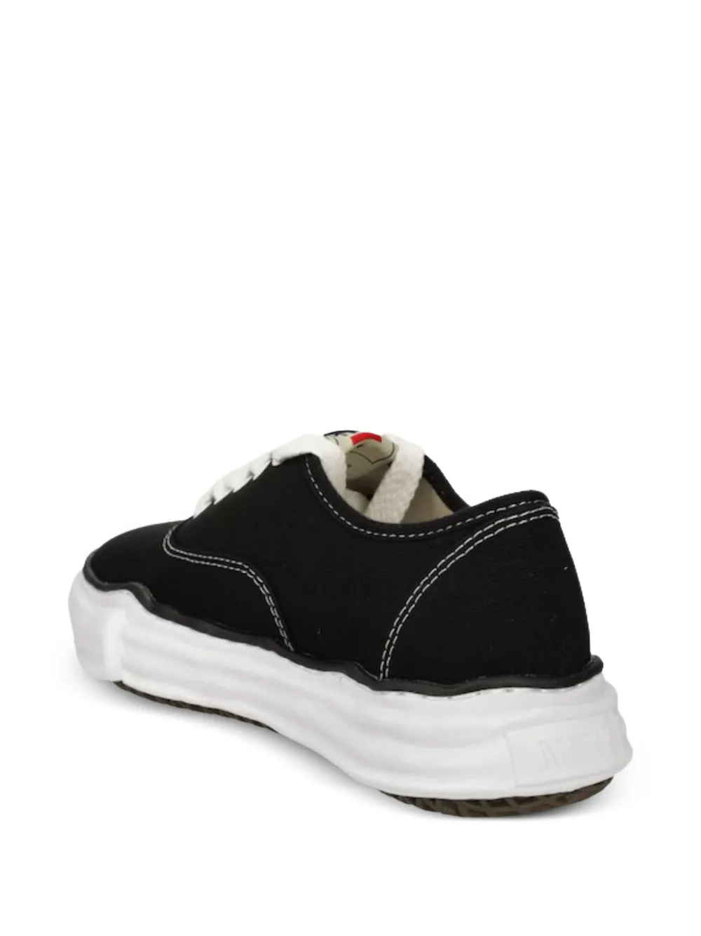 Maison MIHARA YASUHIRO Baker OG canvas low-top sneakers Zwart