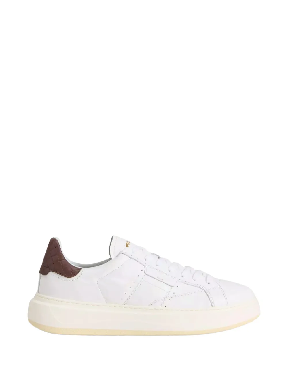 Woolrich Arrow leather sneakers - Bianco