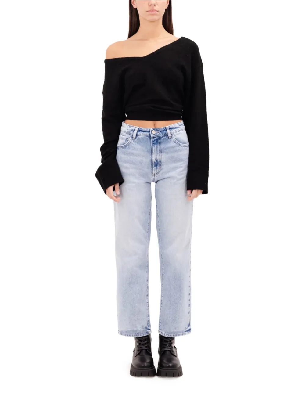  Icon Denim Raw Jeans - Blue 