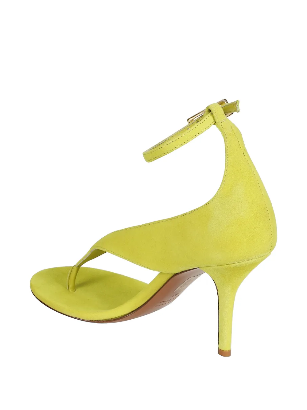 GIABORGHINI Alice sandalen met bandje Geel