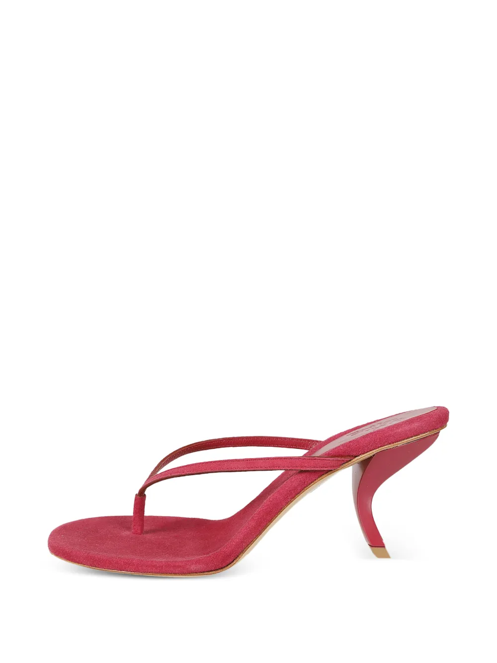 GIABORGHINI Aurorina leren sandalen Rood