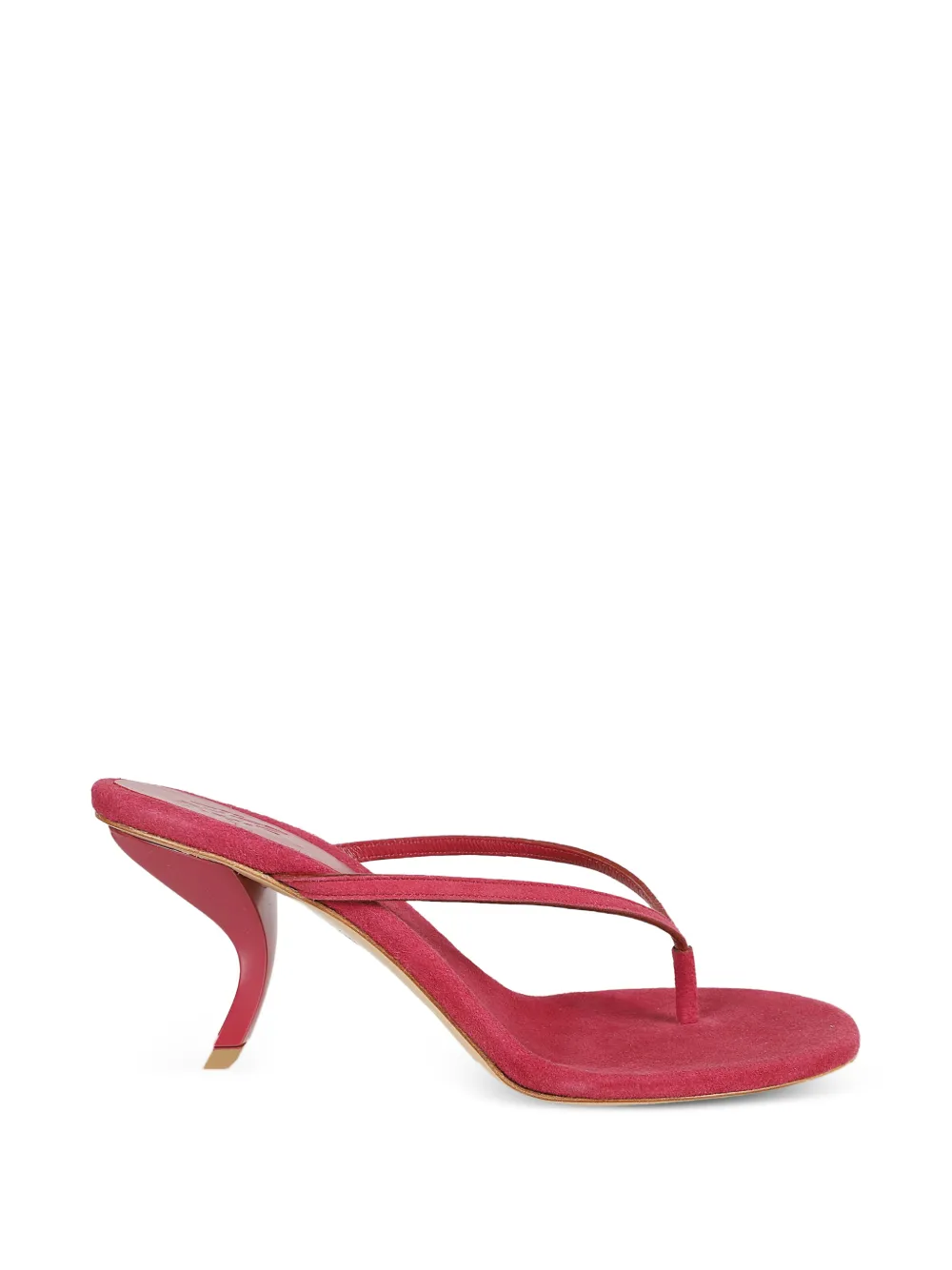 GIABORGHINI Aurorina leather sandals - Rosso
