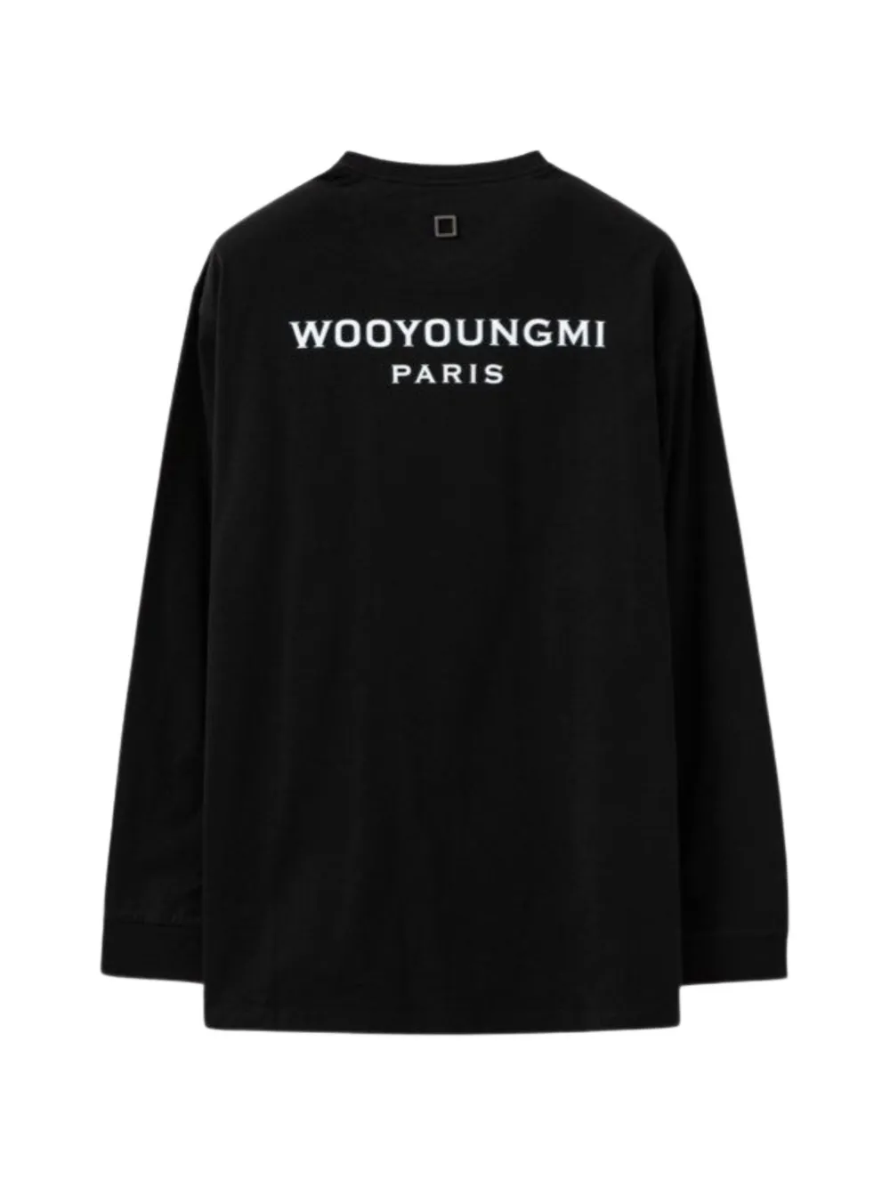 Wooyoungmi T-shirt met lange mouwen Zwart