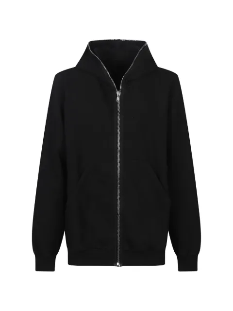 Rick Owens DRKSHDW zip hooded cotton sweatshirt
