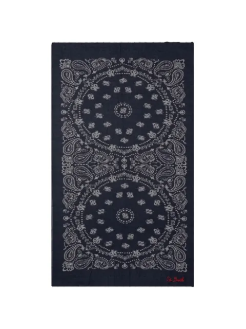MC2 Saint Barth Foutas bandana-jacquard beach towel