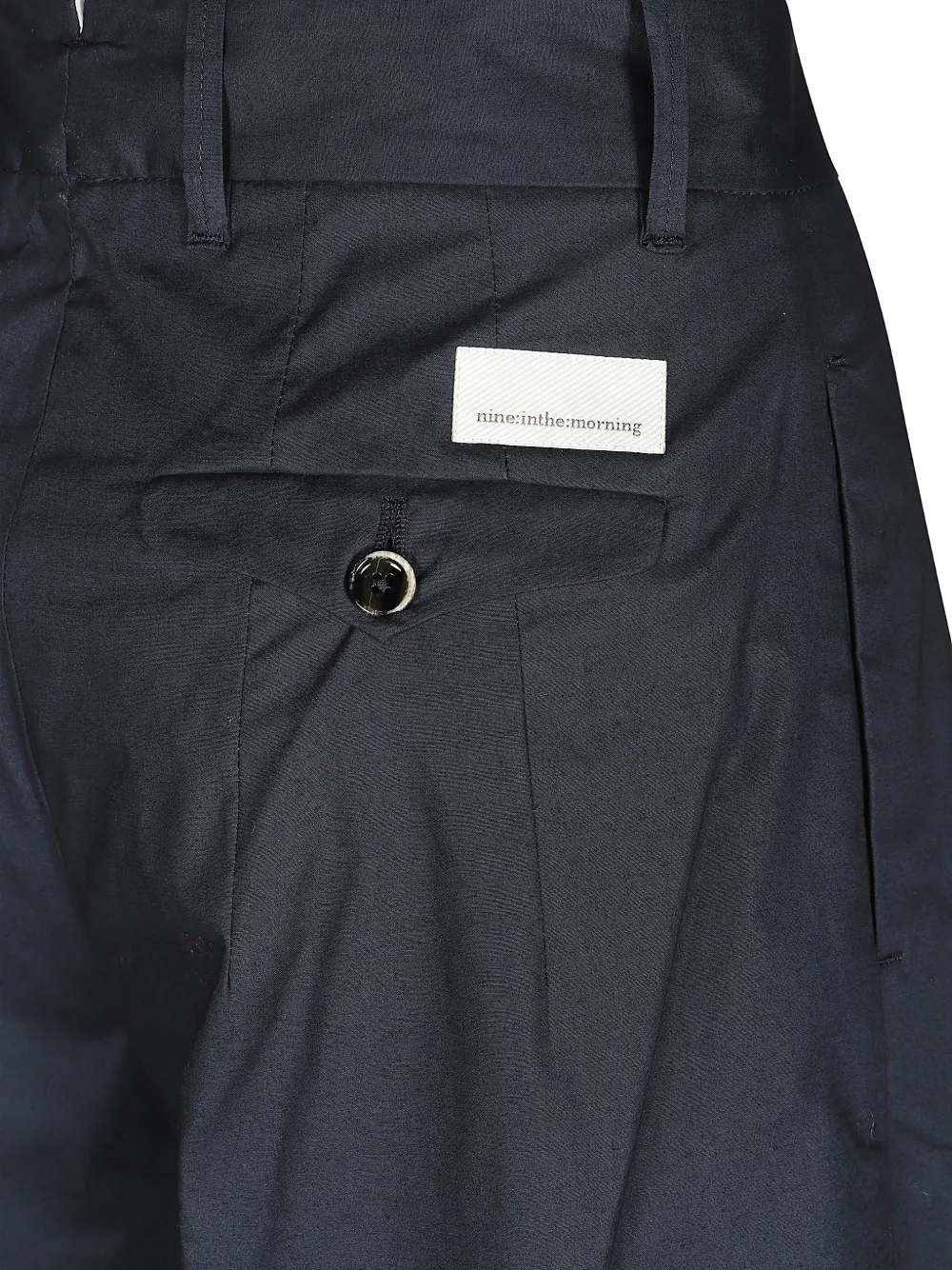Nine In The Morning Broek met logo Blauw