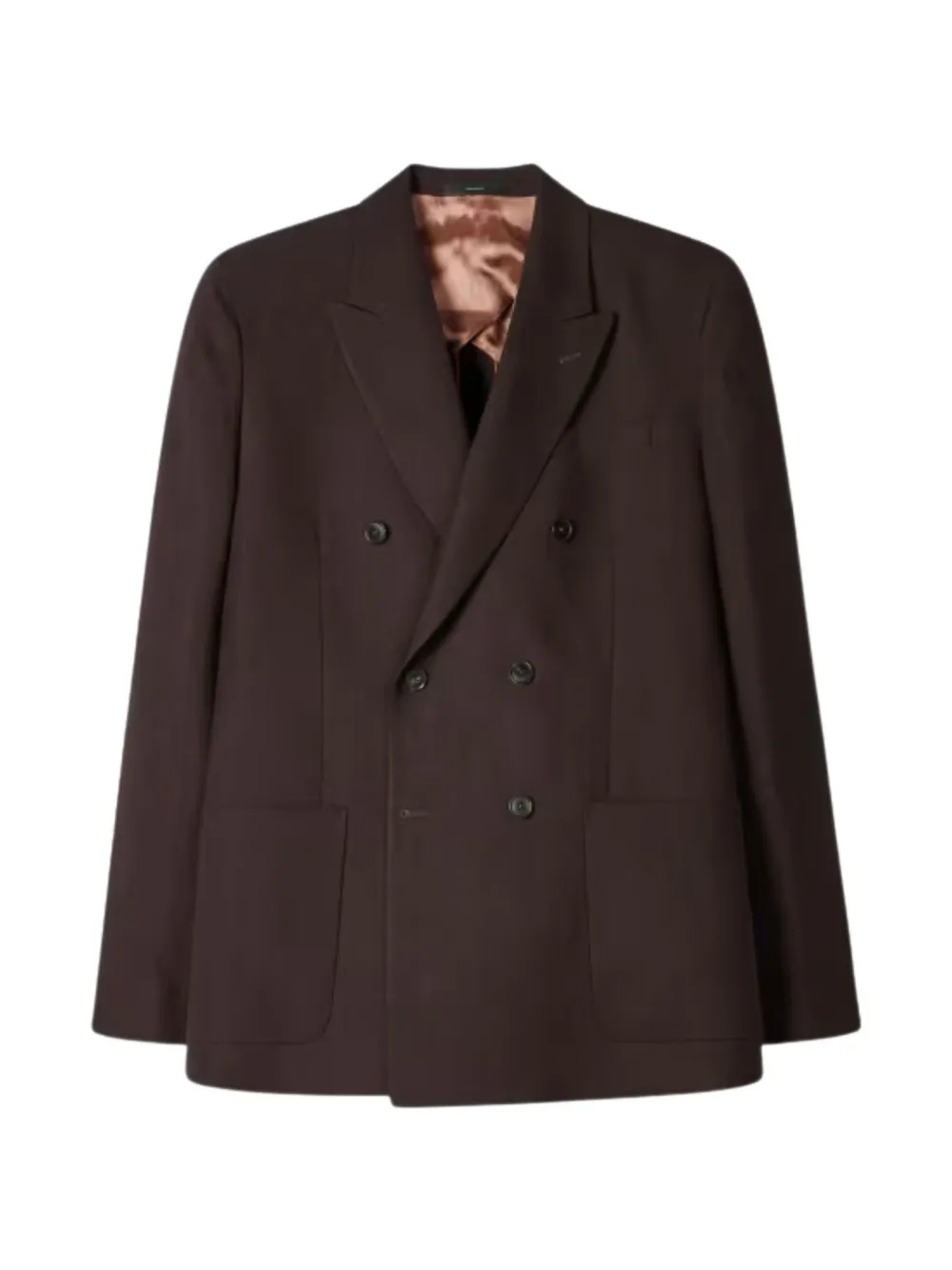 Paul Smith double-breasted linen blazer - Viola