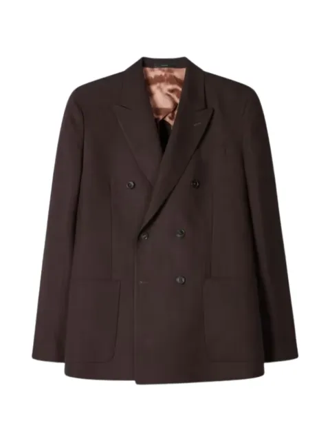 Paul Smith double-breasted linen blazer