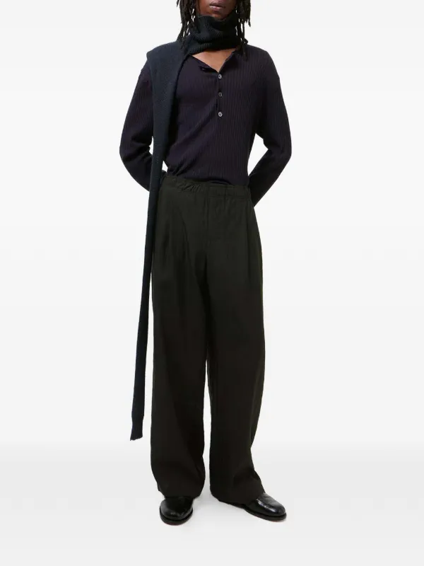 OUR LEGACY Elasticated Trousers | Black | FARFETCH