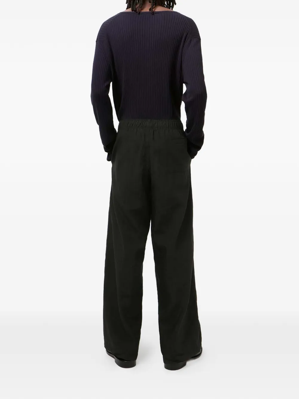 OUR LEGACY Elastische broek Zwart